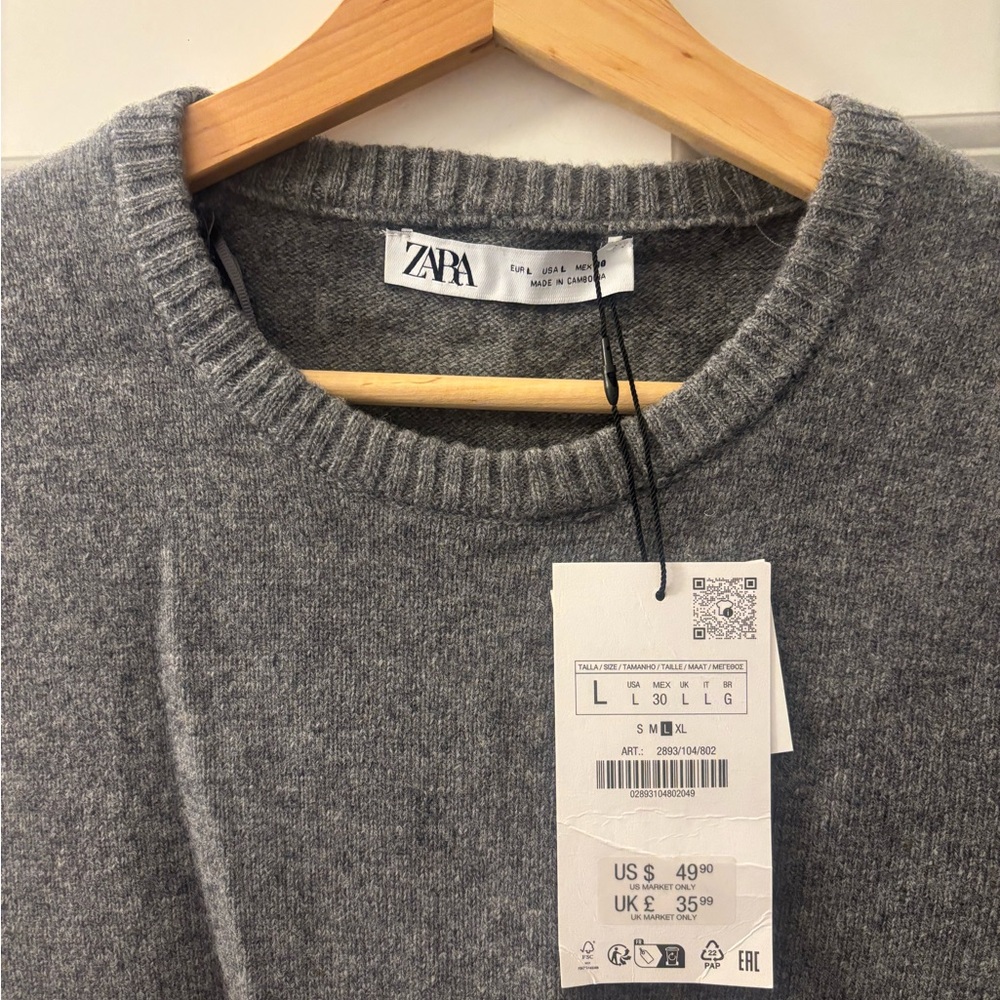 Zara sweater new with tags